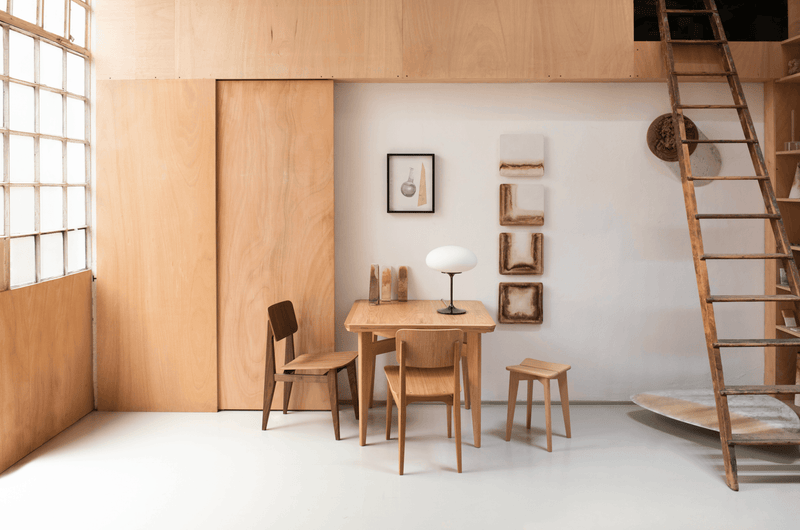 Stemlite Table Lamp - Gubi - Table + Task - Black Chrome - HORNE