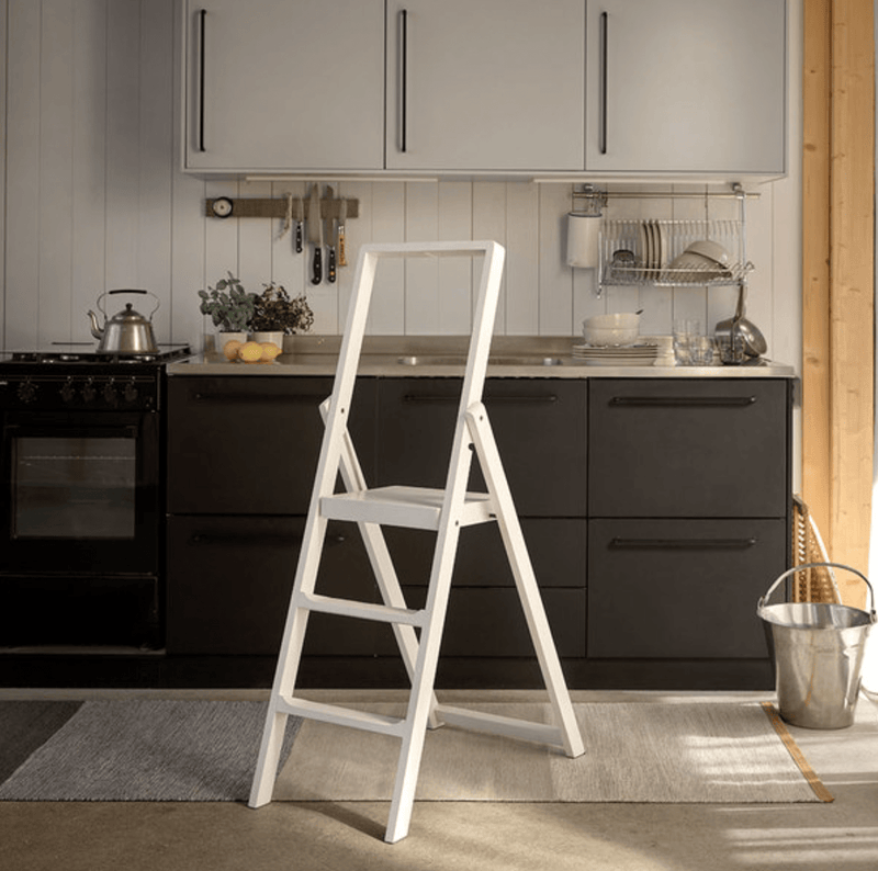 Step Stepladder - Design House Stockholm - Ladder + Step Stool - Black Stained - HORNE