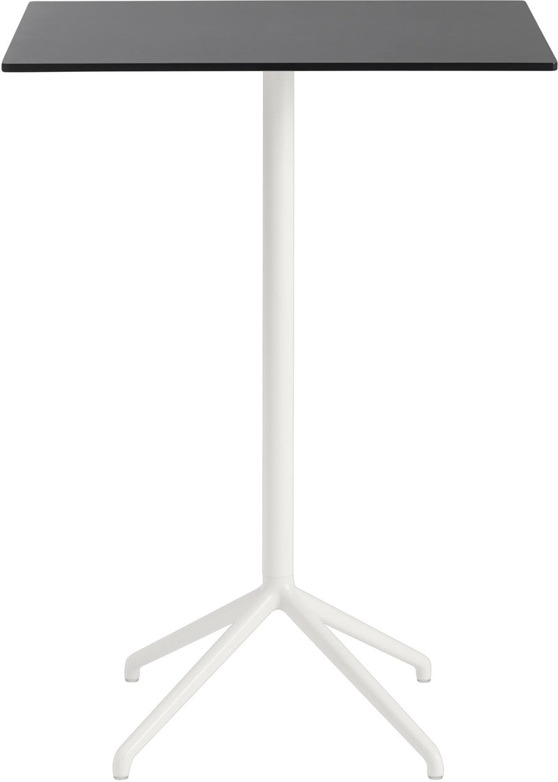 Still Rectangular Cafe Table - Large - Muuto - Table + Task - Black Top & Black Base - HORNE