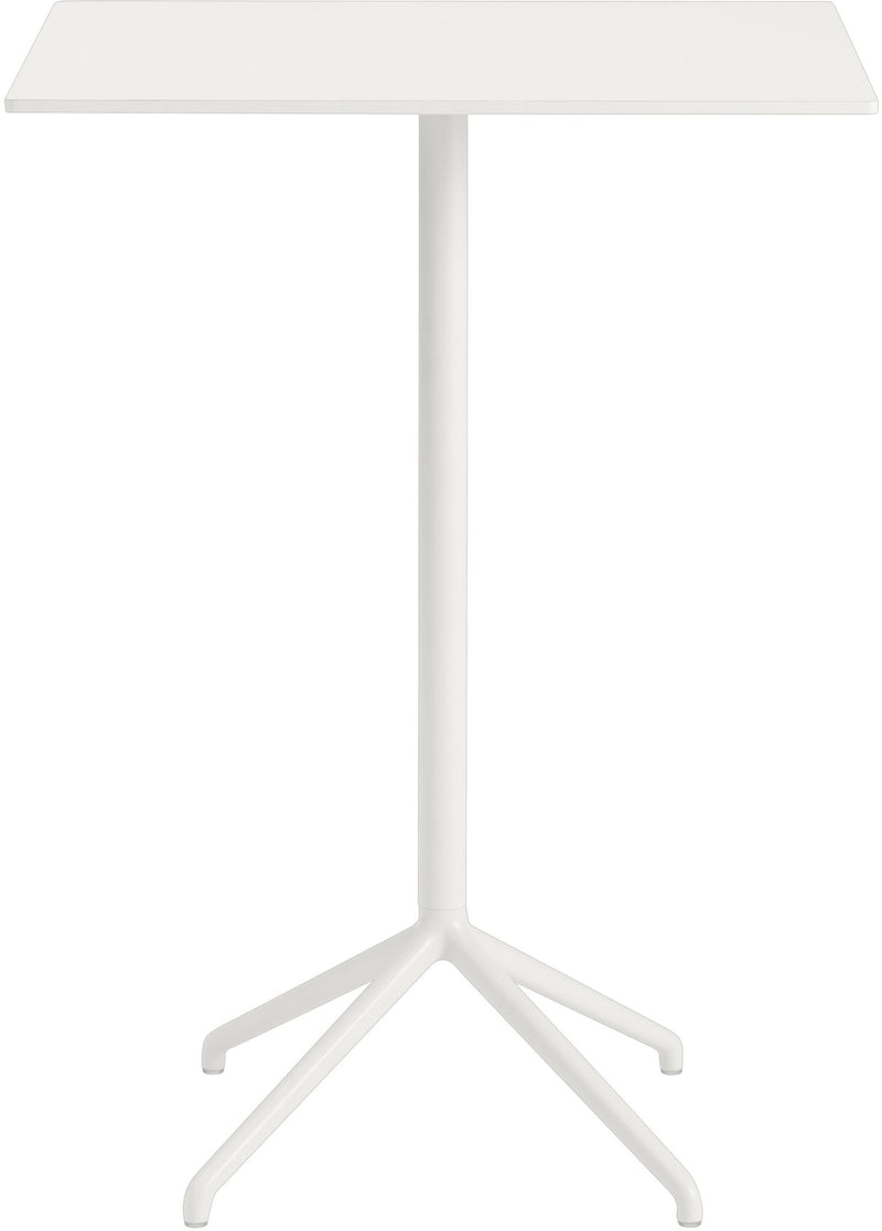 Still Rectangular Cafe Table - Large - Muuto - Table + Task - Black Top & Black Base - HORNE