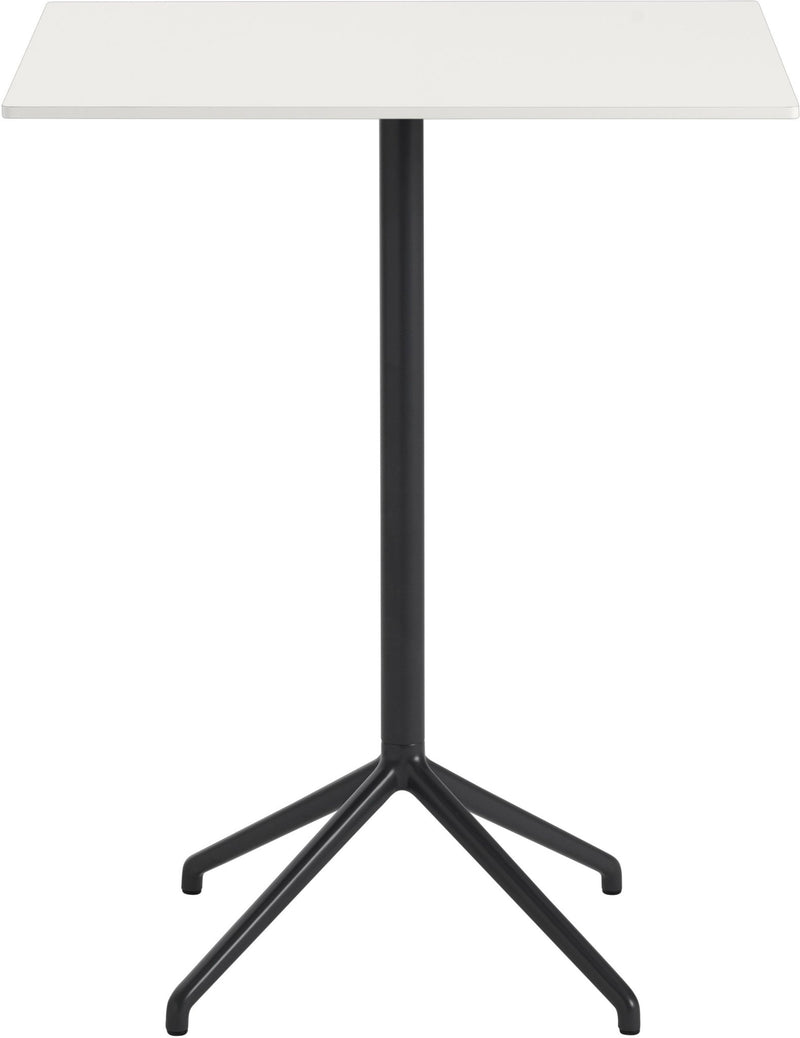 Still Rectangular Cafe Table - Medium - Muuto - Table + Task - Black Top & Black Base - HORNE