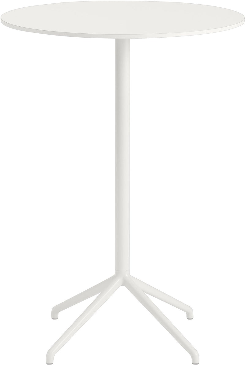 Still Round Cafe Table - Large - Muuto - Table + Task - Black Top & Black Base - HORNE