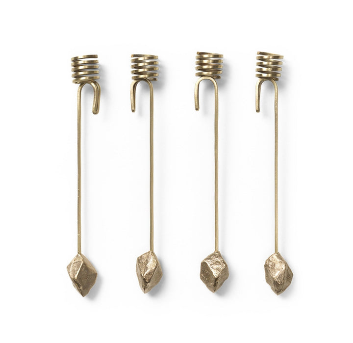 Stone Christmas Tree Candle Holders - Ferm Living - Candle Holders - HORNE