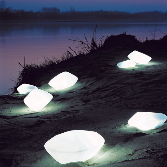 Stone Outdoor Lamp - Oluce - Outdoor Lights - Small - HORNE