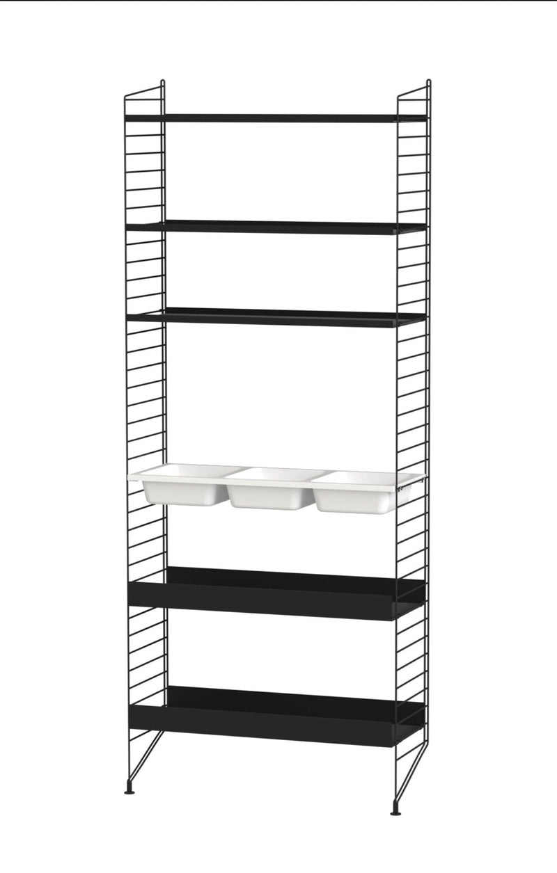 String Bathroom Shelving - Unit L - String Furniture - Shelving - White - HORNE