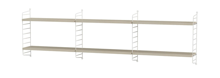 String Bedroom Shelving - Unit E - String Furniture - Shelving - Ash/White - HORNE