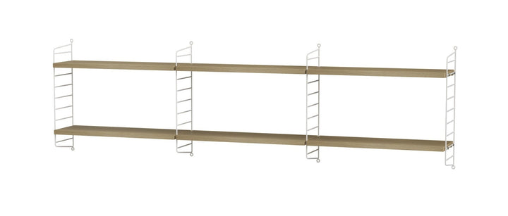 String Bedroom Shelving - Unit E - String Furniture - Shelving - Oak/White - HORNE
