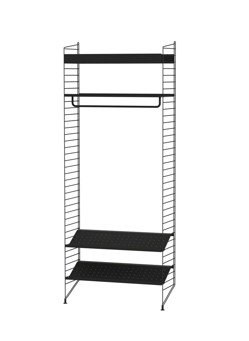String Hallway Shelving - Unit L - String Furniture - Shelving - White - HORNE