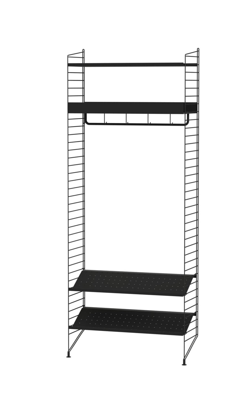 String Hallway Shelving - Unit R - String Furniture - Shelving - White - HORNE