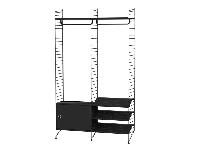 String Hallway Shelving - Unit S - String Furniture - Shelving - White - HORNE