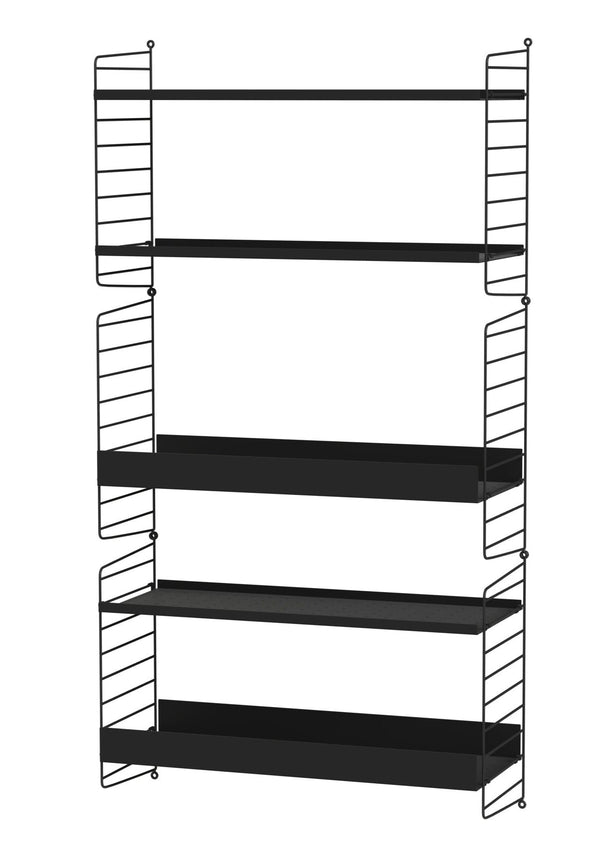 String Kids Room Shelving - Unit B - String Furniture - Shelving - White - HORNE