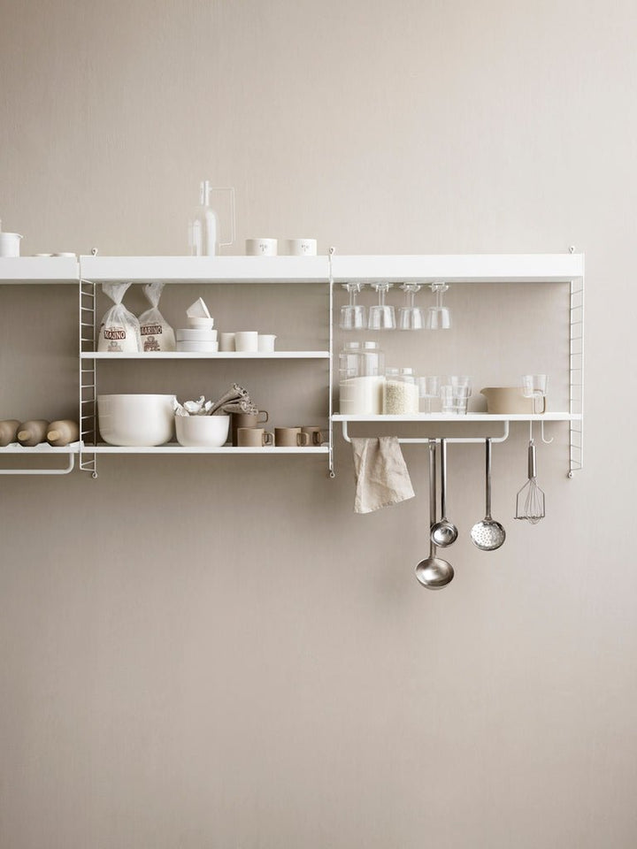 String Kitchen Shelving - Unit A - String Furniture - Shelving - Black - HORNE
