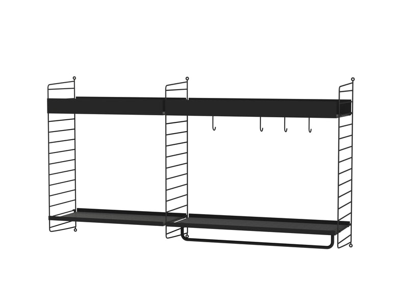 String Kitchen Shelving - Unit A - String Furniture - Shelving - White - HORNE