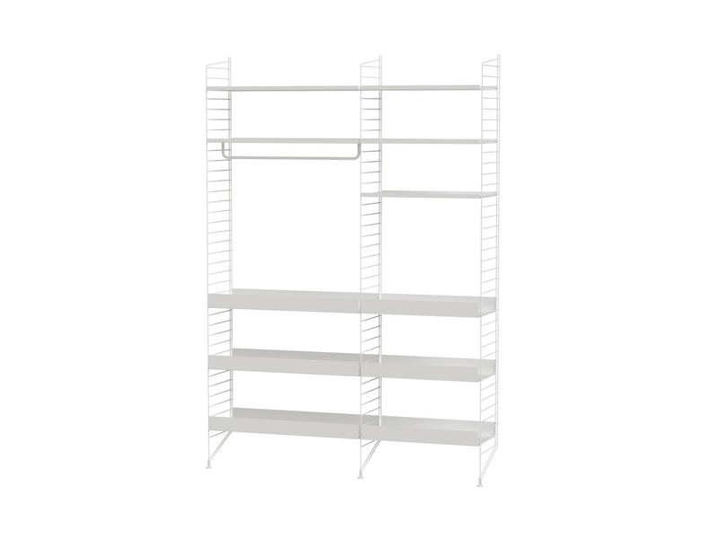 String Kitchen Shelving - Unit F - String Furniture - Shelving - White - HORNE