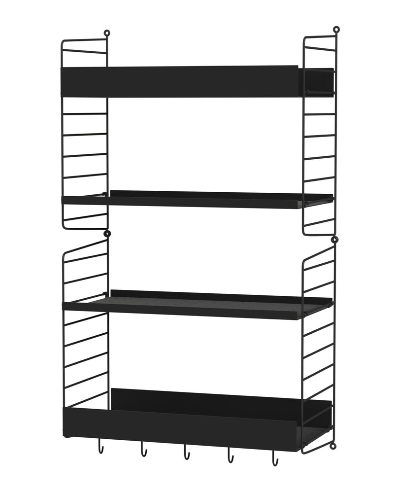 String Kitchen Shelving - Unit H - String Furniture - Shelving - White - HORNE