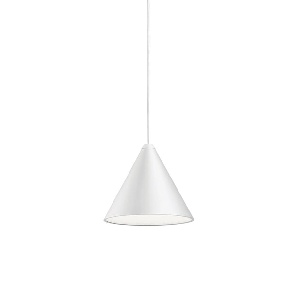 String Lights Cone Pendant Light - Single - Flos - Pendants - 39.4"L - Casambi App Control - White - HORNE