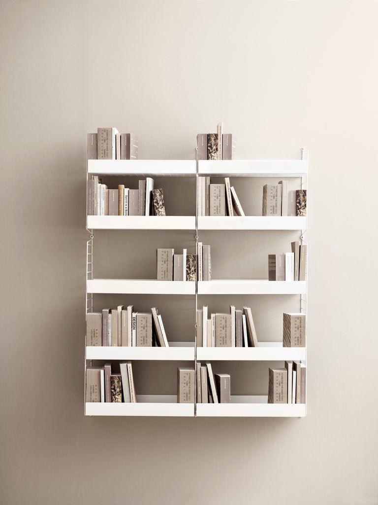 String Living Room Shelving - Unit B - String Furniture - Shelving - White - HORNE