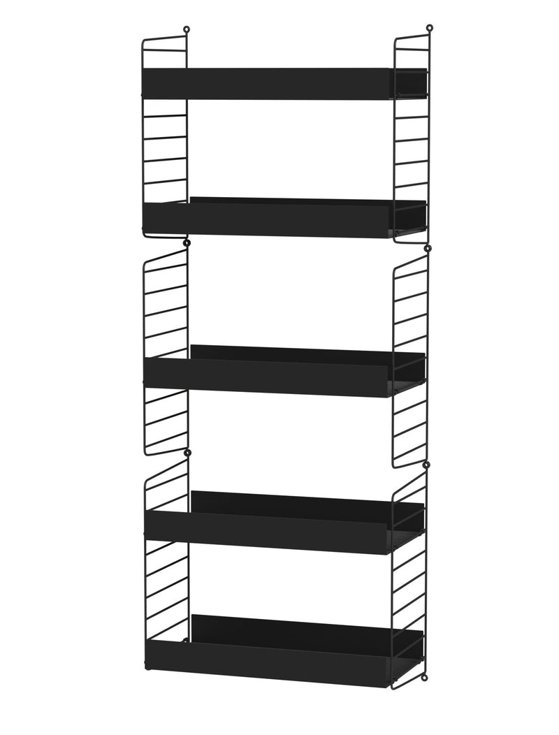 String Living Room Shelving - Unit B - String Furniture - Shelving - White - HORNE