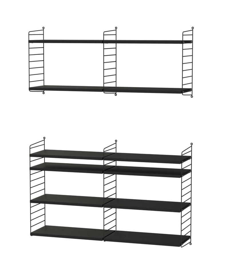 String Living Room Shelving - Unit N - String Furniture - Shelving - White - HORNE