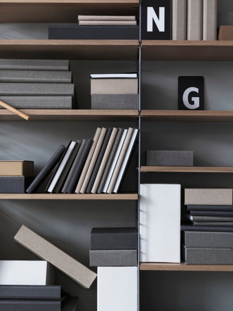 String Living Room Shelving - Unit N - String Furniture - Shelving - White - HORNE