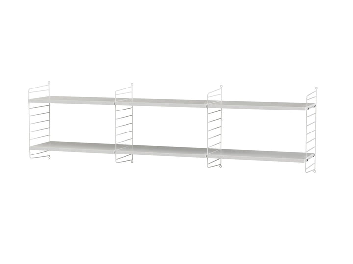 String Living Room Shelving - Unit O - String Furniture - Shelving - White - HORNE