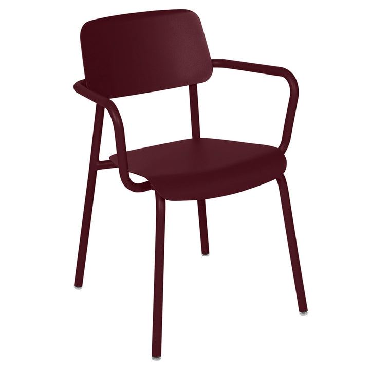 Studie Armchair - Set of 2 - Fermob - Outdoor Furniture - Black Cherry - HORNE