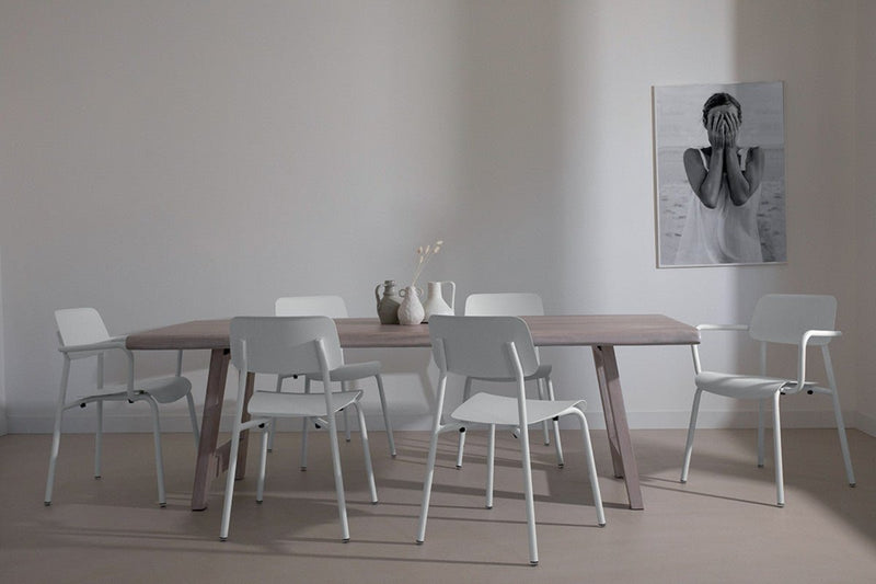 Studie Chair - Set of 2 - Fermob - Outdoor Furniture - Acapulco Blue - HORNE