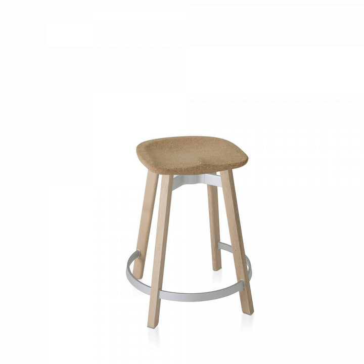 Su by Nano Counter Stool - Emeco - Stools + Benches + Ottomans - Cork - Wood - HORNE