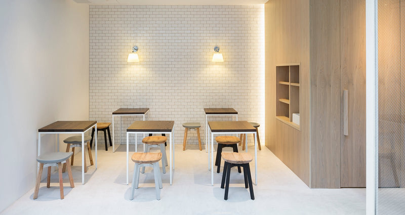 Su by Nano Small Stool - Emeco - Stools + Benches + Ottomans - Cork - Wood - HORNE