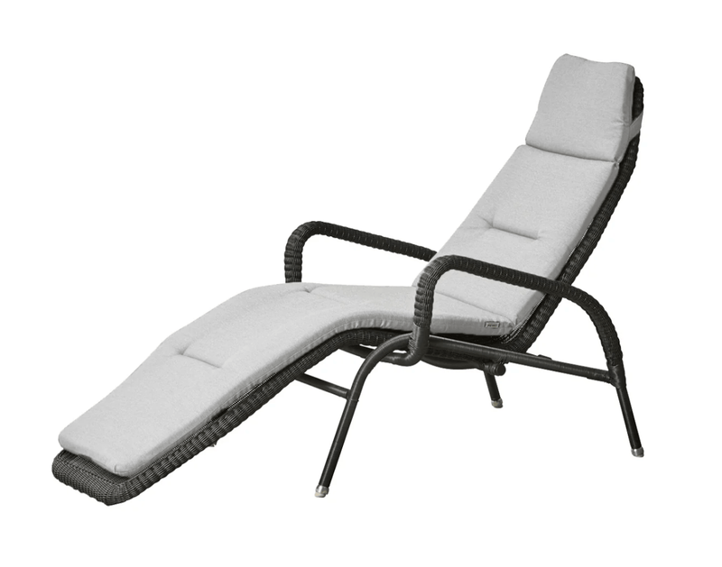Sunrise Sunchair - Cane Line - Outdoor Furniture - Grey Natté w/QuickDry & Airflow System - HORNE