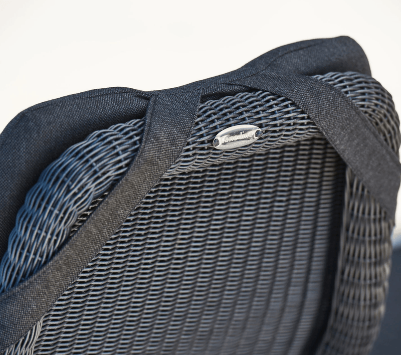 Sunrise Sunchair - Cane Line - Outdoor Furniture - Grey Natté w/QuickDry & Airflow System - HORNE