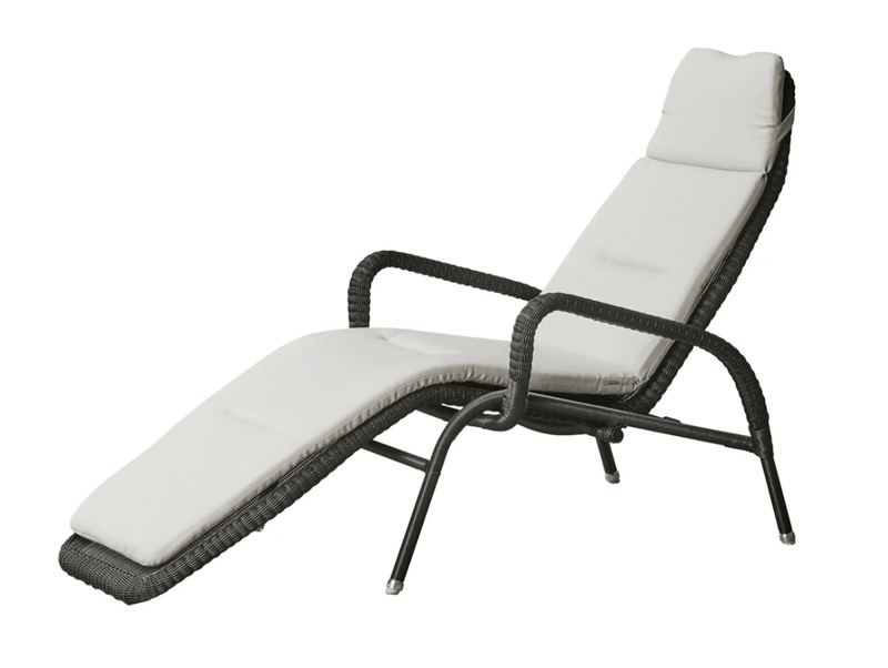 Sunrise Sunchair - Cane Line - Outdoor Furniture - Grey Natté w/QuickDry & Airflow System - HORNE