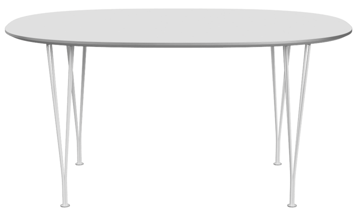 Superellipse™ Dining Table - Fritz Hansen - Table + Task - White Finix Laminate - White - HORNE