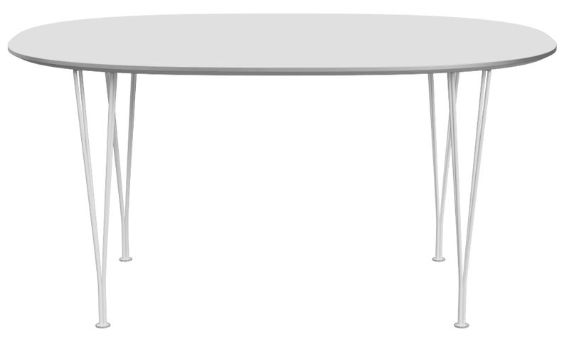 Superellipse™ Dining Table - Fritz Hansen - Table + Task - Clear Lacquered Walnut - Chromed Steel - HORNE