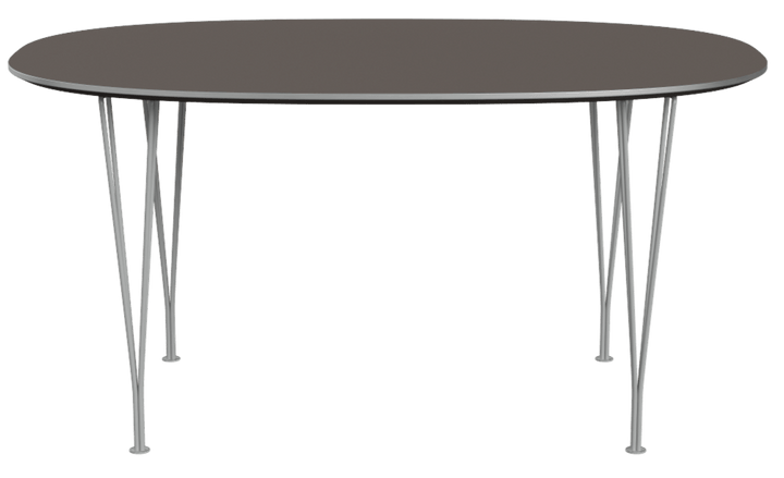 Superellipse™ Dining Table - Fritz Hansen - Table + Task - Grey Finix Laminate - Nine Grey - HORNE