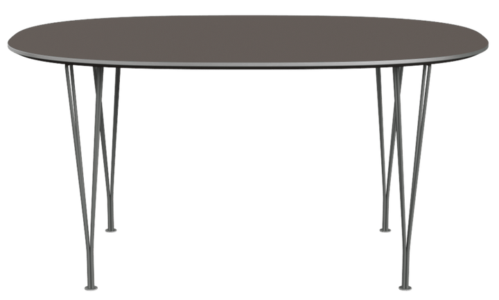 Superellipse™ Dining Table - Fritz Hansen - Table + Task - Grey Finix Laminate - Silver Grey - HORNE