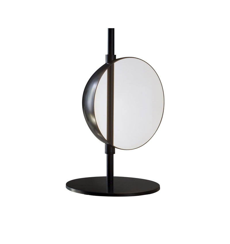Superluna Table Lamp - Oluce - Table + Task - Black - HORNE