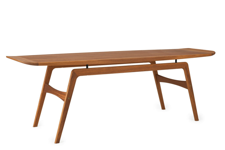 Surfboard Coffee Table - Warm Nordic - Tables - Teak - Without Shelf - HORNE