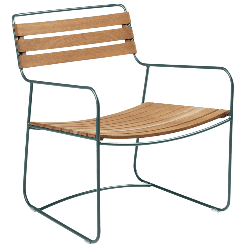 Surprising Teak Low Armchair - HORNE