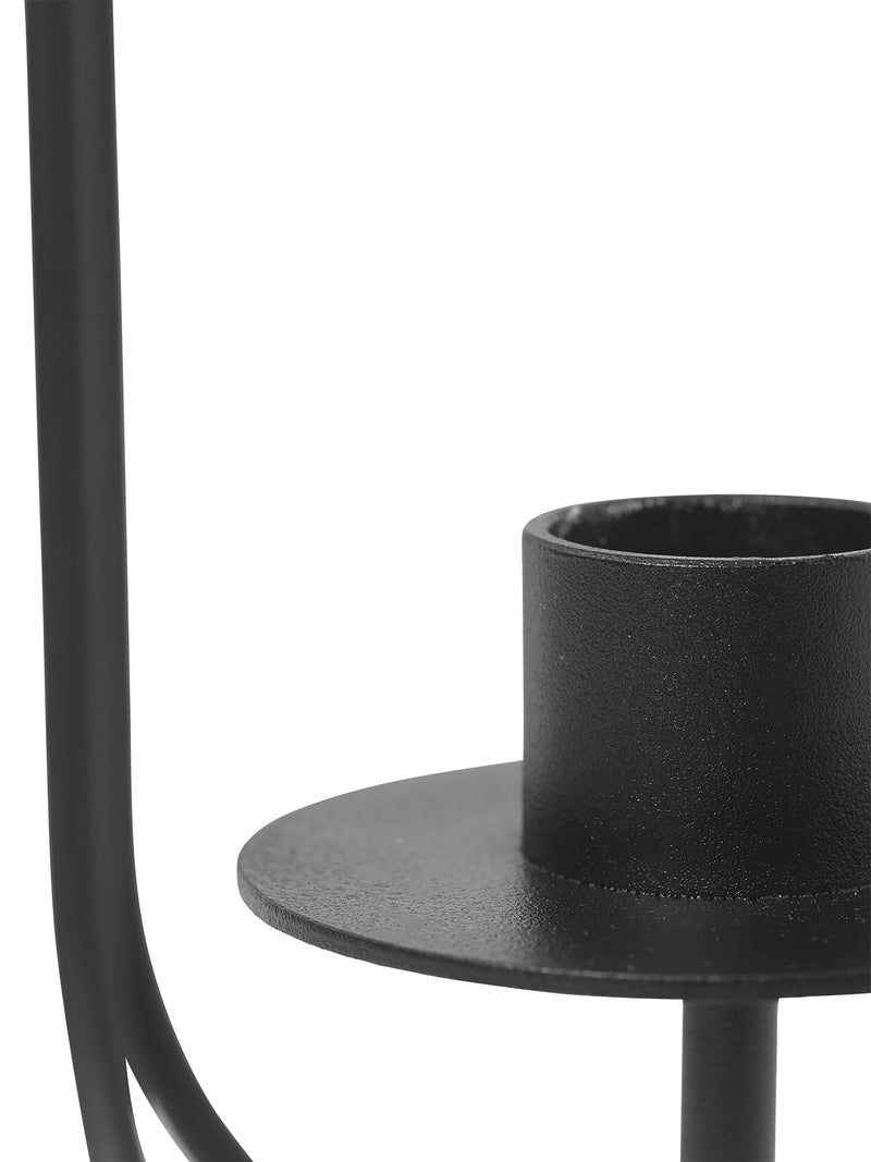 Sway Candelabra - Ferm Living - Candle Holders - Black - HORNE