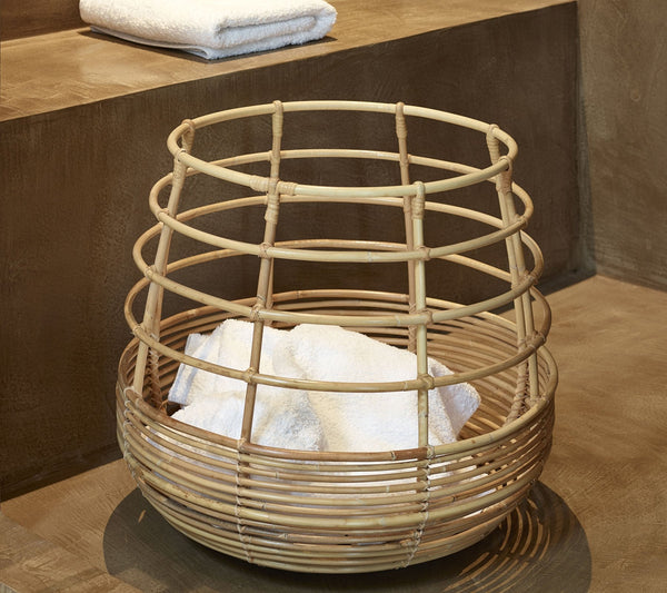 Sweep Basket - Round - Cane Line - Storage + Organization - HORNE