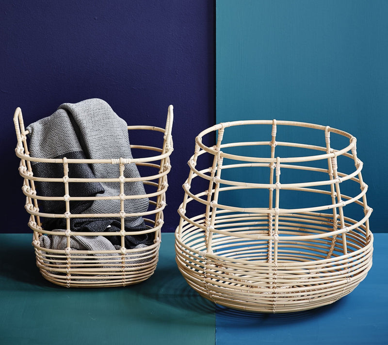 Sweep Basket - Square - Cane Line - Storage + Organization - HORNE
