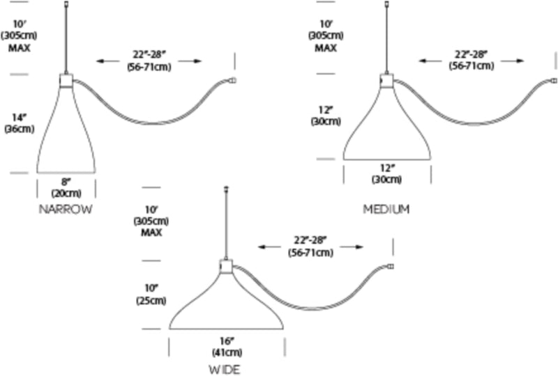 Swell String Single Pendant - Indoor/Outdoor