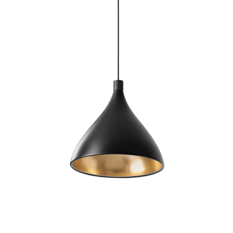 Swell XL Single Pendant - Pablo Designs - Chandeliers - White/Brass - Narrow - HORNE