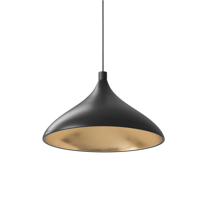 Swell XL Single Pendant - Pablo Designs - Chandeliers - White/Brass - Narrow - HORNE