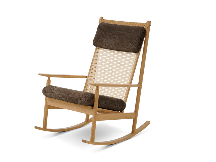 Swing Lounge Chair - Warm Nordic - Chairs - Sheep Drake/ Oak - HORNE