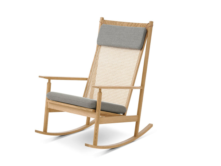 Swing Lounge Chair - Warm Nordic - Chairs - Rewool 128/ Oak - HORNE