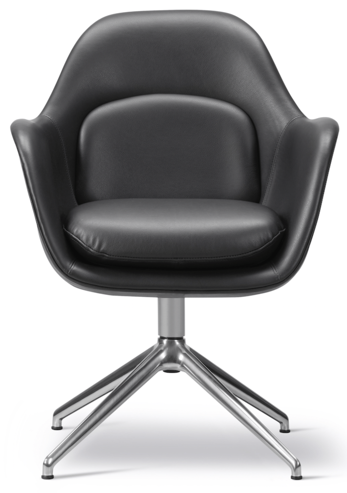 Swoon Chair Swivel Base - Chrome - Fredericia - Chairs - Omni 301 - HORNE