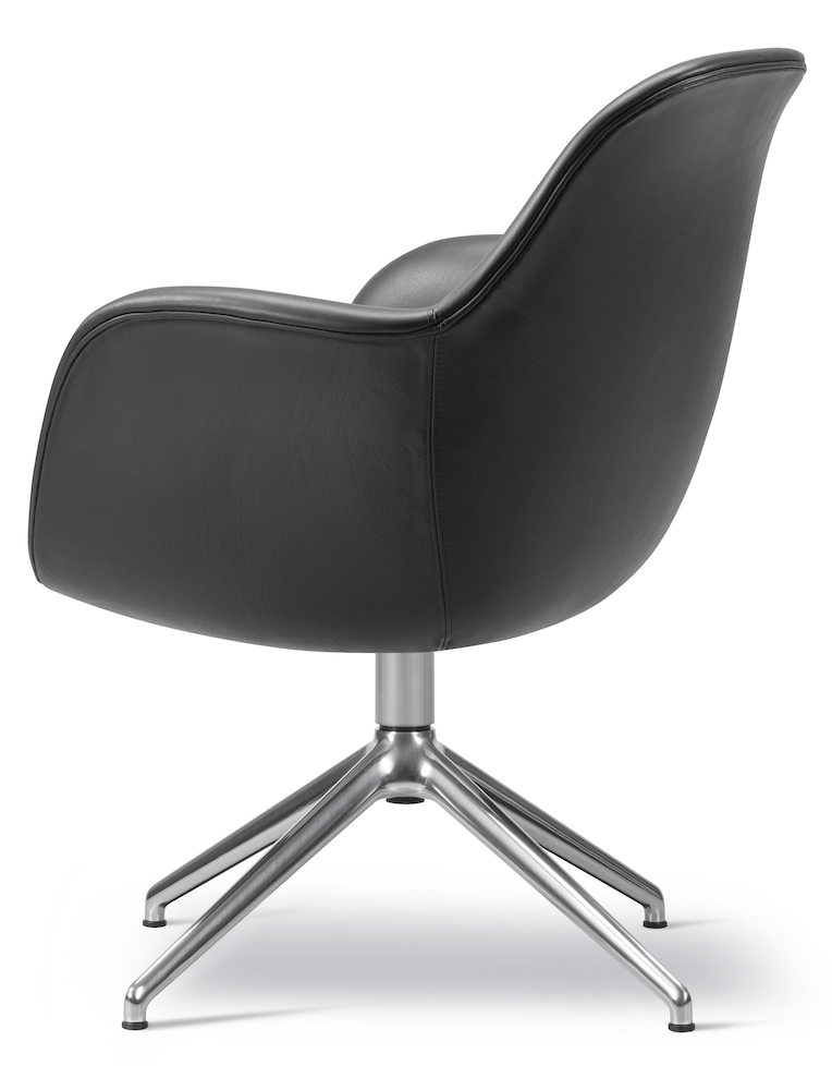 Swoon Chair Swivel Base - Chrome - Fredericia - Chairs - Omni 301 - HORNE
