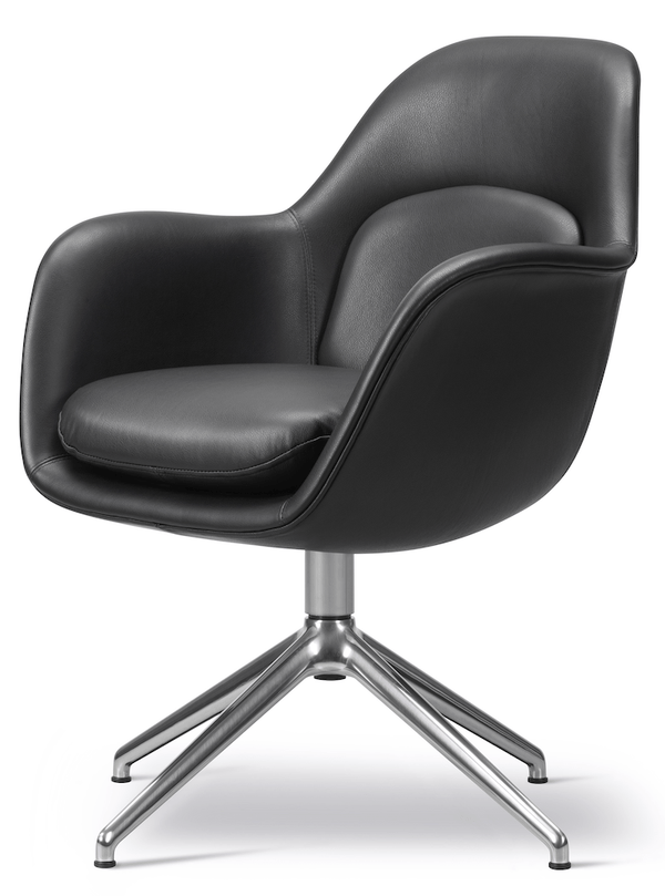 Swoon Chair Swivel Base - Chrome - Fredericia - Chairs - Omni 301 - HORNE